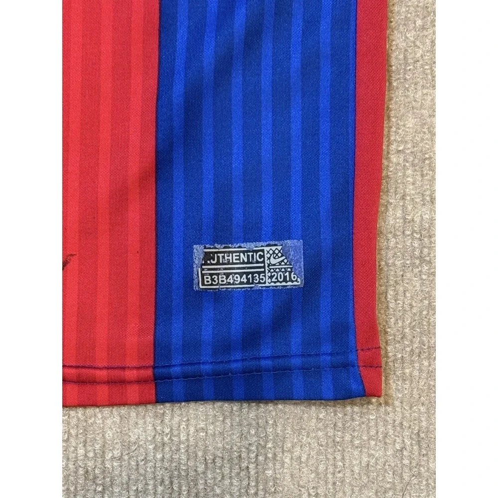 2014-2015 Nike FC Barcelona Lionel Messi Dri-FIT Soccer Jersey Size Medium Boys